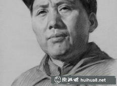 靳尚誼素描頭像作品5