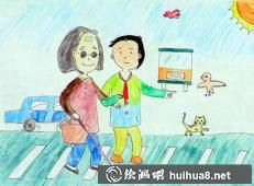 更多學(xué)雷鋒兒童繪畫作品