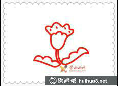 牡丹花瓣細(xì)節(jié)簡(jiǎn)筆畫(huà)