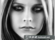 艾薇兒素描畫5