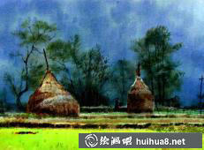 黃鐵山水彩畫作品6