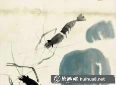 齊白石 魚蝦冊頁