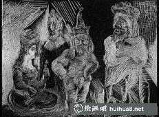 畢加索油畫《The Three Musicians》