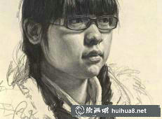 劉斌素描頭像3