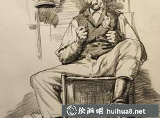 長沙靜界畫室謝軍人物速寫作品欣賞