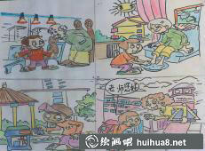 更多學(xué)雷鋒兒童繪畫作品