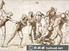 拉斐爾《圣母子與圣約翰》局部