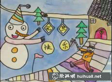 孩子們慶祝元旦