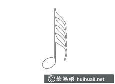 音符簡(jiǎn)筆畫(huà)
