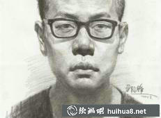 邵占峰人物素描頭像之七
