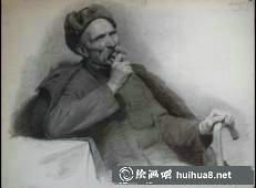 列賓學(xué)院素描頭像1