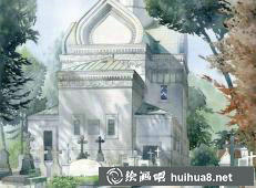 晨曦中的小山村
