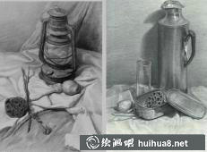 幾何體素描作品