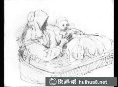 倫勃朗素描作品之十二