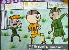 足球兒童畫15