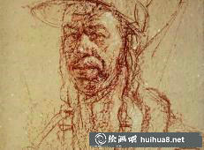 尤里?卡留塔人物速寫素描作品之十六