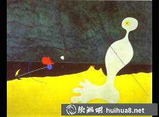 米羅畫作《夢幻之夜》