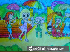 更多學(xué)雷鋒兒童繪畫作品