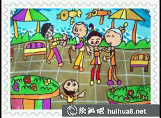 更多學(xué)雷鋒兒童繪畫作品