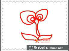 紫羅蘭花瓣簡(jiǎn)筆畫(huà)