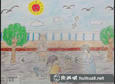 更多學(xué)雷鋒兒童繪畫作品