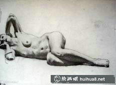 徐悲鴻人體素描作品之五