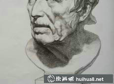 海盜石膏像素描四