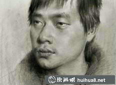 邵占峰人物素描頭像之五