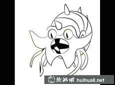 其他神奇寶貝簡筆畫圖片15