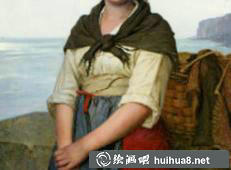 油畫(huà)人物欣賞《the fisher girl》