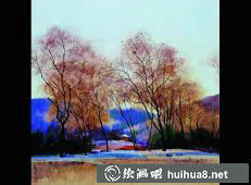 黃鐵山水彩畫作品9