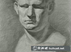石膏頭像之一