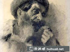 列賓學(xué)院素描頭像4