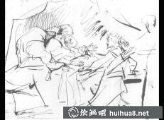 倫勃朗素描作品之十