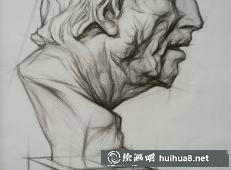 海盜石膏像素描一