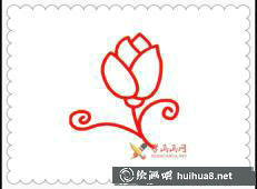 牡丹花瓣簡(jiǎn)筆畫(huà)