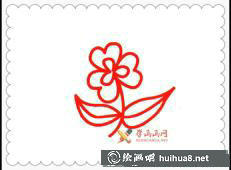 紫羅蘭花瓣細(xì)節(jié)簡(jiǎn)筆畫(huà)