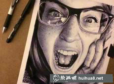 摩根·戴維森彩鉛畫作品18