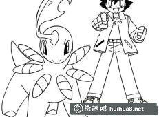 其他神奇寶貝簡筆畫圖片13
