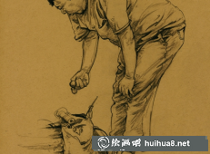 優(yōu)秀速寫人物臨摹圖2