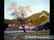 黃鐵山水彩畫作品20