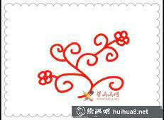 牡丹花瓣細(xì)節(jié)簡(jiǎn)筆畫(huà)