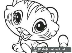 老虎簡(jiǎn)筆畫(huà)圖片12