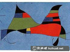 米羅畫作《鳥》