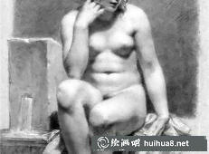 普呂東人體素描畫(huà)