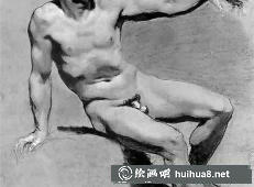 普呂東人體素描畫(huà)