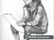 優(yōu)秀速寫人物臨摹圖5