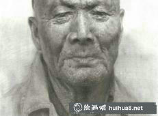 邵占峰人物素描頭像之一