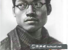 素描頭像作品三