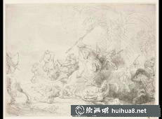 倫勃朗素描高清圖片集 (10)